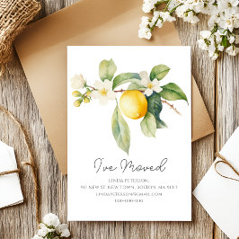 Postal De Anuncios Me He Mudado | Flor de Limón Nueva Dirección