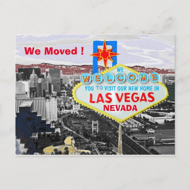 Postal De Anuncios Me mudé a Las Vegas (Anverso)