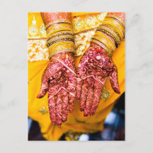 Mehndi Henna Tradición de celebración de amarillo