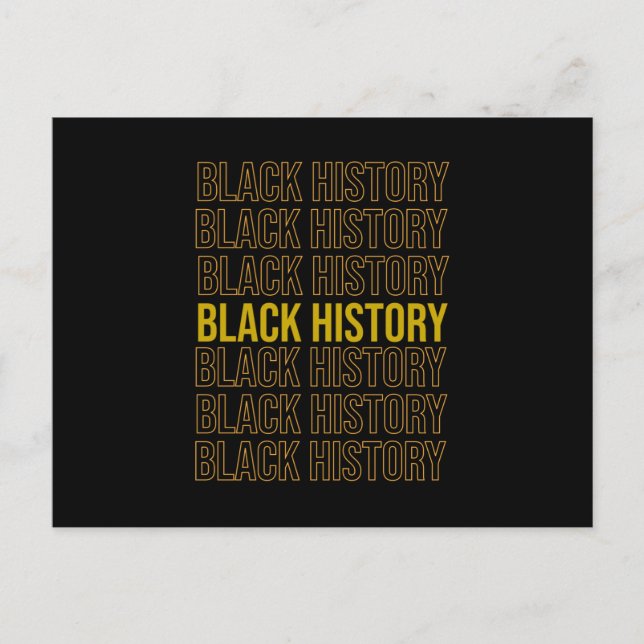 Postal De Anuncios Mes de historia negra (7) (Anverso)