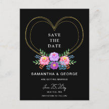 Mexican Floral Fiesta Save The Date