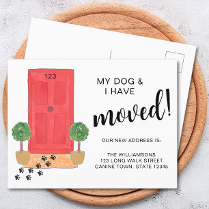 Postal De Anuncios Mi Perro Y Yo Nos Hemos Movido