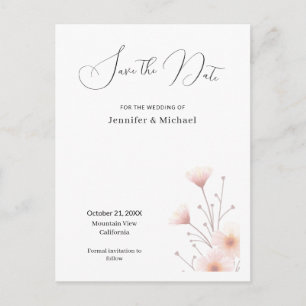Postal De Anuncios Minimalista Moderno Simple Profesional