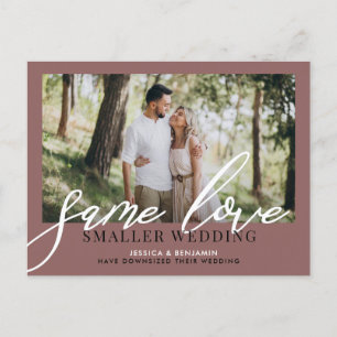 Postal De Anuncios Mismo Amor Bodas Más Pequeñas Actualización de B