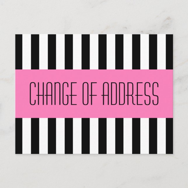 Postal De Anuncios Modalidad de moda rosa nueva dirección de moda (Anverso)