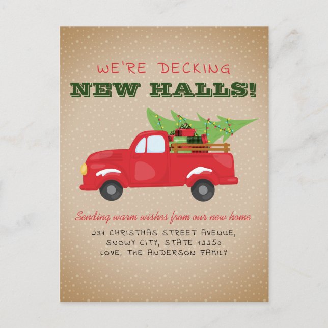 Postal De Anuncios Moderna Decoración Nuevos Salones Festividad del C (Anverso)