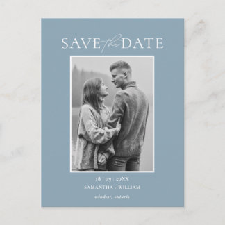 Postal De Anuncios Moderno y Elegante Simple Save the Date