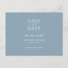 Postal De Anuncios Moderno y Elegante Simple Save the Date