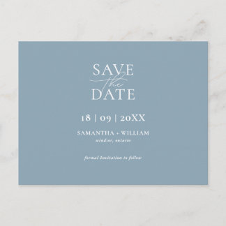 Postal De Anuncios Moderno y Elegante Simple Save the Date