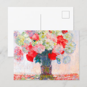 Postal De Anuncios Monet Peonies
