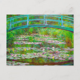 Postal De Anuncios Monet Puente Japonés y Nenúfares