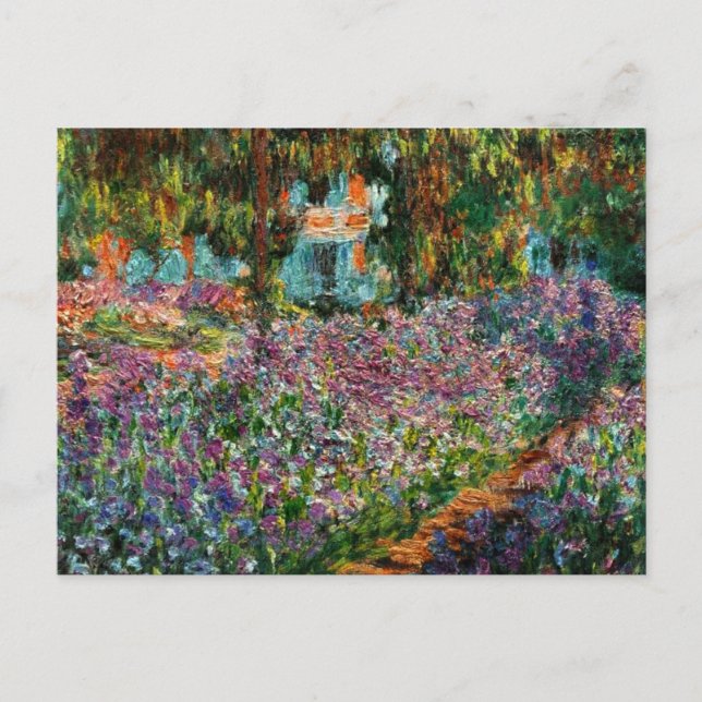 Postal De Anuncios Monet The Artist's Garden at Giverny (Anverso)