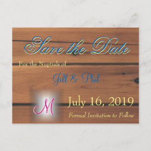 Postal De Anuncios Monograma de pared de granero 3D