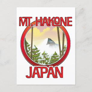 Postal De Anuncios Monte Hakone Japón