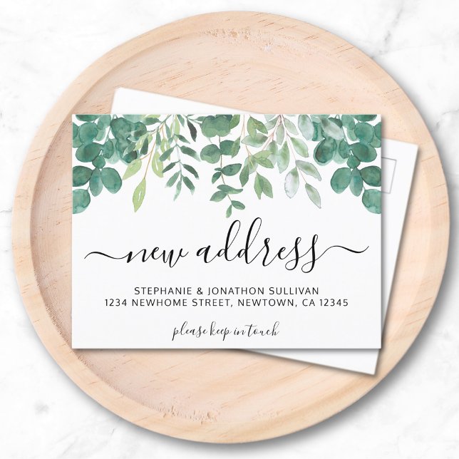 Postal De Anuncios Movimiento de nueva dirección de Eucalyptus (Subido por el creador)