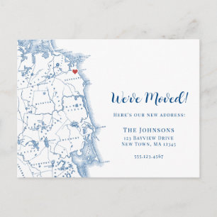Postal De Anuncios Mudanza a Nuevo Hogar Scituate Massachusetts