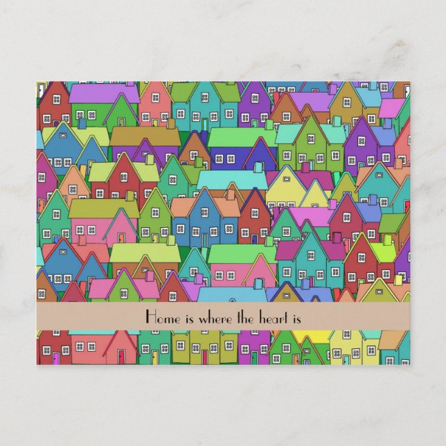 Postal De Anuncios Mudanza de casa Hogar personalizado (Anverso)