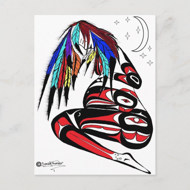 Postal De Anuncios Mujeres indias embarazadas (Anverso)