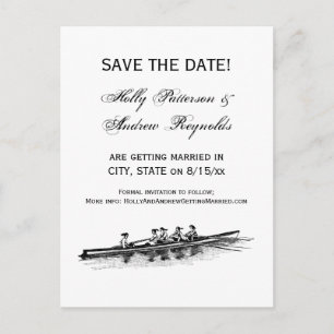 Postal De Anuncios Mujeres Remo Rowers Equipo Deportes Negras