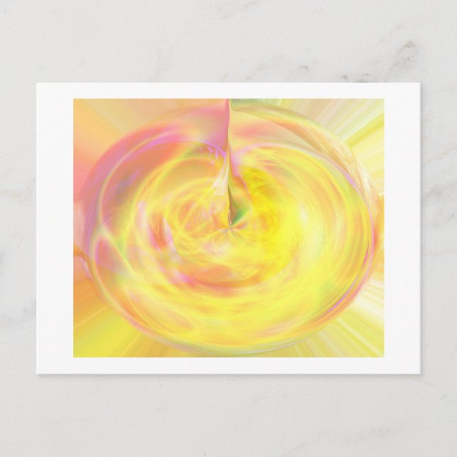 Postal De Anuncios Nacimiento Dorado (Anverso)