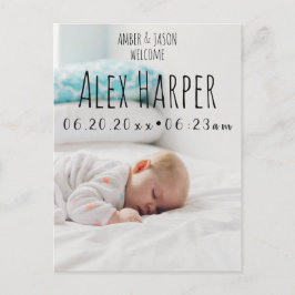 Postal De Anuncios Nacimiento neutro en cuanto al género