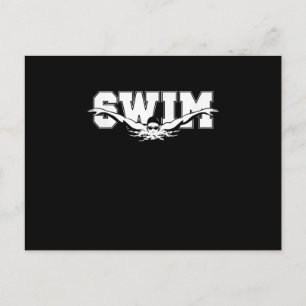Postal De Anuncios Nadadores Regalos Deportivos De Natación Atlética
