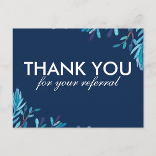 Postal De Anuncios NAVEGACIÓN MARÍTIMA Y azul GRACIAS POSTCARD
