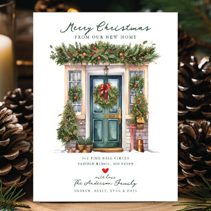 Postal De Anuncios Navidad Mudanza de Casa Nueva