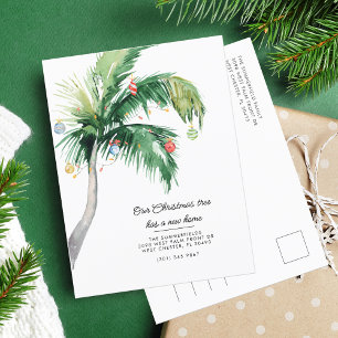 Postal De Anuncios Navidad Mudanza de Domicilio