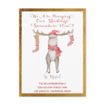 Navidades amables moose hemos movido vacaciones