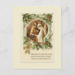 Postal De Anuncios Navidades católicos SALVAN LA FECHA