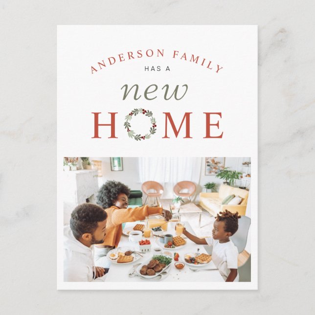 Postal De Anuncios Navidades con foto de nuevo viaje de vacaciones a  (Anverso)