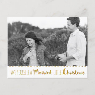 Postal De Anuncios Navidades dorados, casados y brillantes salvan la 