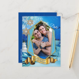 Postal De Anuncios Navidades y Año Nuevo 2024