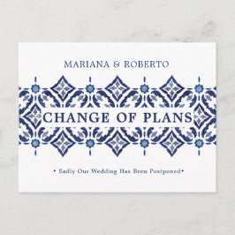 Postal De Anuncios Navy Azulejo | CAMBIO DE PLANES EN EL ALMACENAMIEN