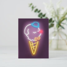 Neon Ice Cream Dog