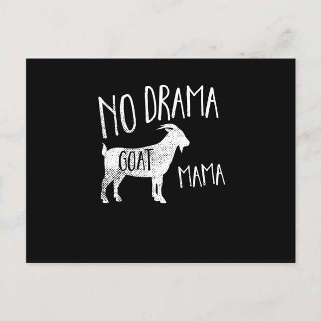 Postal De Anuncios No a la mamá de la cabra del drama - Gracioso rega (Anverso)