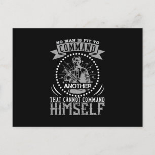 Postal De Anuncios No Man Is Fit To Command