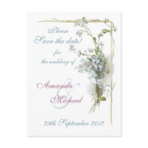 No me olvides azules y rosas