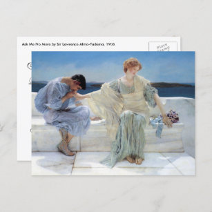 Postal De Anuncios No me preguntes más por Alma Tadema Boda