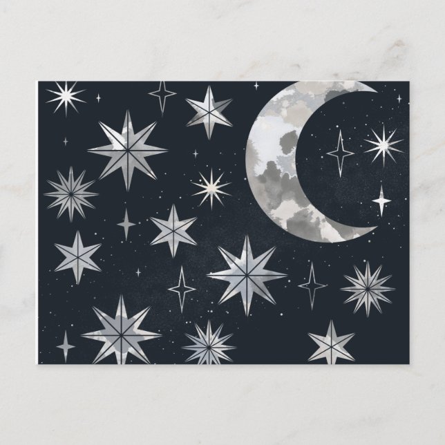 Postal De Anuncios Nocturna Sparkling Sky (Anverso)