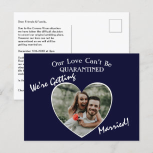 Postal De Anuncios Nos estamos casando Boda a la baja