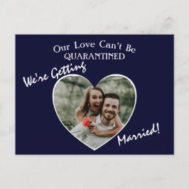 Postal De Anuncios Nos estamos casando con un Boda reducido