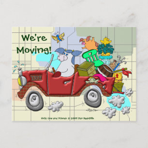 Postal De Anuncios ¡Nos estamos moviendo!