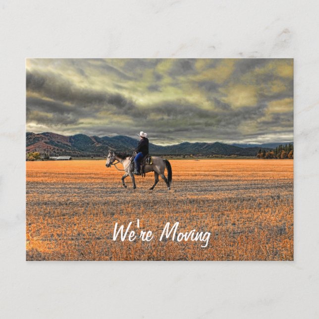 POSTAL DE ANUNCIOS NOS ESTAMOS MOVIENDO (Anverso)
