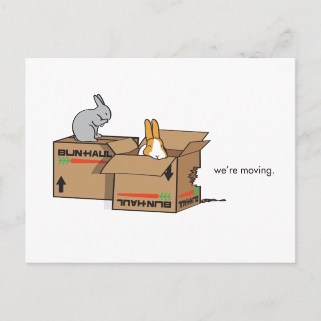 POSTAL DE ANUNCIOS NOS ESTAMOS MUDANDO (Anverso)