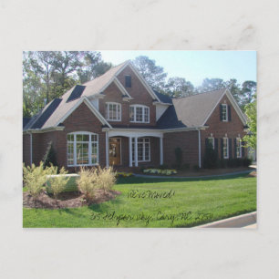 Postal De Anuncios ¡Nos hemos mudado! 315 Felspar Way, Cary, NC 27511