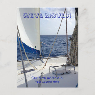 Postal De Anuncios Nos hemos mudado a navegar