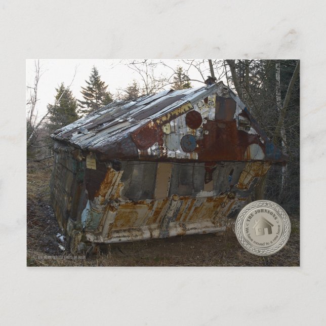 Postal De Anuncios Nos hemos mudado a un nuevo hogar | Campo (Anverso)