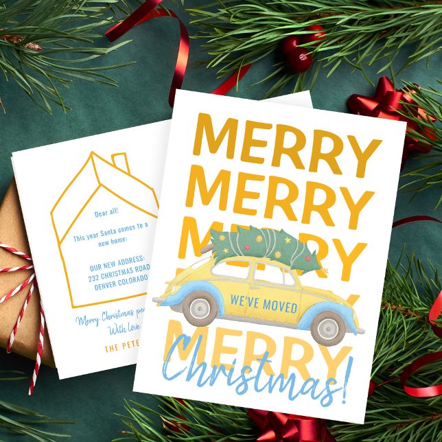 Postal De Anuncios Nos hemos mudado a un nuevo hogar en Navidad (Subido por el creador)